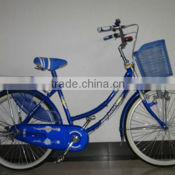26"bike, 1speed bicycle, blue color