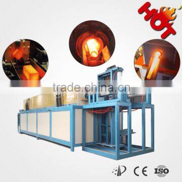 Automatic induction heating furnace for metal forging