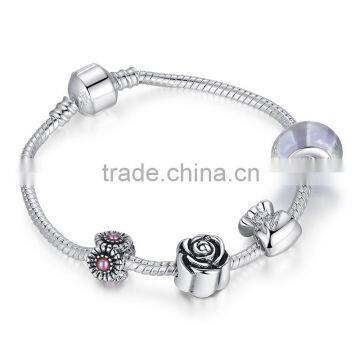 Simple alloy bead hand ring love bracelet