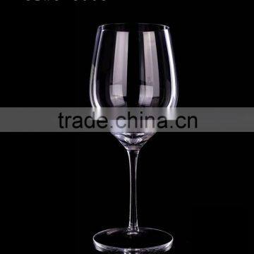 Wholesale 300ml clear crystal wine glass/goblet