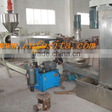 PE recycled plastic granulation machine with force feeding
