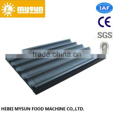 Non-stick coating 5 mould Aluminum alloy baking tray for baguette