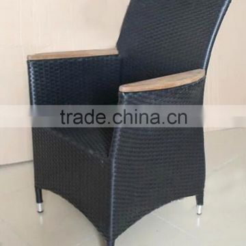 Aluminum frame outdoor rattan chair in stock