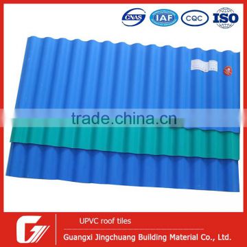 shopping malls PVC Material Clear Plastic Roofing Sheets