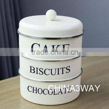 Metal Stacking 3 Tier Cake Tin