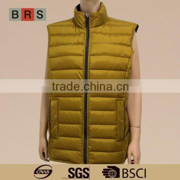 2014 Winter man woven fashion padded vest