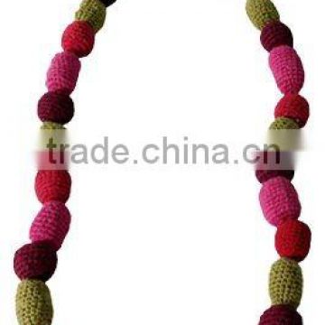 handmade felt necklace