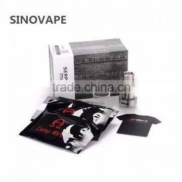 Made in China Vaporizer 3ml Black and Silver WOTOFO SERPENT Mini Atomizer