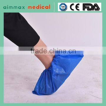 Disposable White Blue Green PE CPE PP Shoe Cover