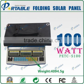 solar panel manufacturing foldable 100W mono solar cell manufacturers