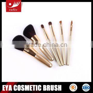 Shining golden 6pcs makeup brush kit
