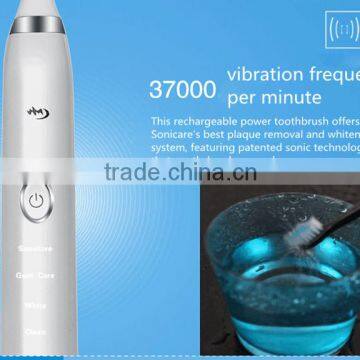 oral hygiene product USB charging high frequency sonic electric toothbrush for teeth cleaning