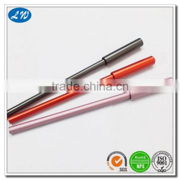 Hot sale customized colorful cnc turning aluminum pen parts based on your drawing