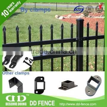 Low Garden Fencing / Steel Privacy Fence Panel / Steel Frame Fence