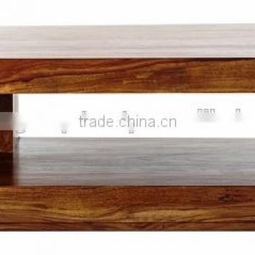 Latest Design Wooden TV Table With Shelf