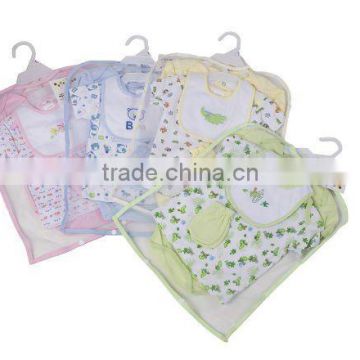baby cotton 4pcs hanger set/baby clothing/baby wear/infant baby romper