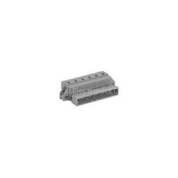Gray Male 400V 16A MCS Connector With Fixing Flanges PA66 SP475 SP478