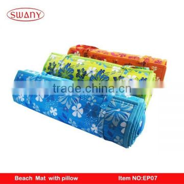 2015 New Hot Sale Lightweight Outdoor Portable Foldable EPE Beach Mat With Pillow