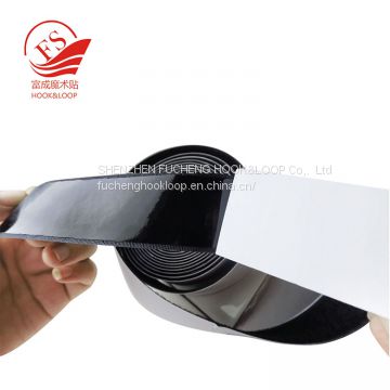 Gold supplier customized shape Strong sticky back magic tapeReusable white sticky hook and loop fastener tape