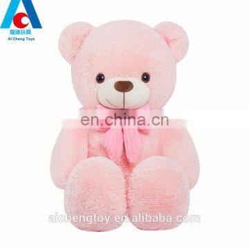 lovely girls pink plush stuffed teddy bear toys for gifts