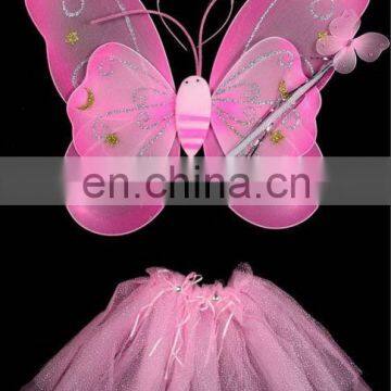 pink princess wings and tutu P-T019