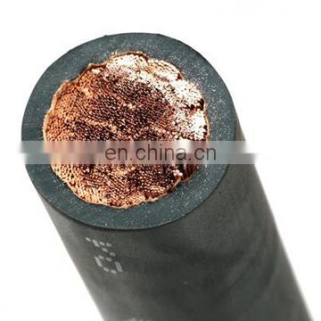 Cu 150mm2 welding cable OEM copper pvc 150mm welding wire rubber welding cable