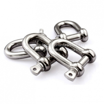 Stainless Steel 304 Marine Grade Heavy Duty Small Types Of Rigging Lifting Chain D Shackles