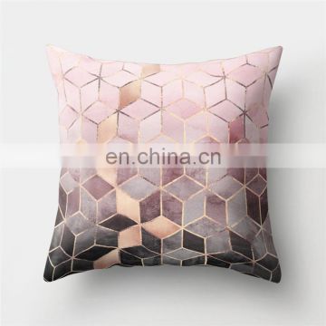 Latest Design Cushion Cover Polyester Peach Skin Pillow Cover