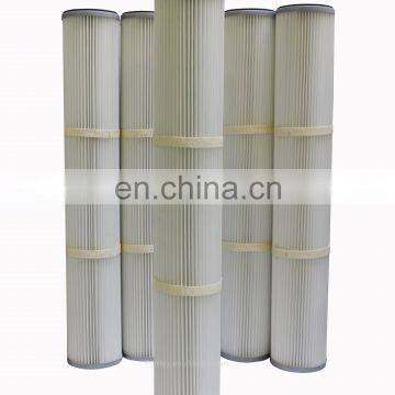 PTFE Membrane Pleated Pulse Screw Top Dust Collector Filter