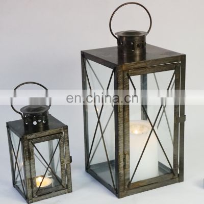 Home decor wholesale handmade moroccan metal candle lantern for decoration