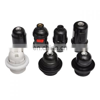 Best Price Black Bakelite Edison Lamp Holder E27 E26 Screw Plastic Light Bulb Socket