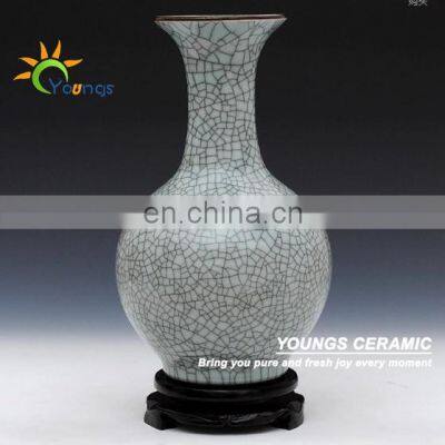 Lots Of Chinese Grey Crackle Chinese Porcelain Decorative Vases For Table Lamp