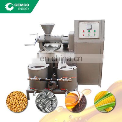 Highly selective low price small scale soya bean sunflower oil extracting machine for edible oil production