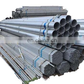 Hot dipped galvanized pipe regular spangle round tube in stock for sale