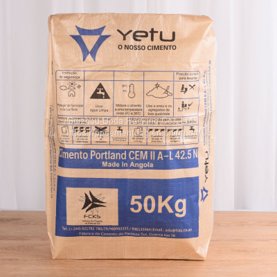 Construction Chemical Paper Package Paper Sack gypsum powder kraft paper valve bags for cement glue
