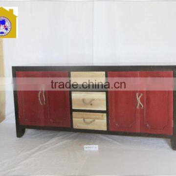 vintage wooden living room cabinet design for home decor. HW15A00151