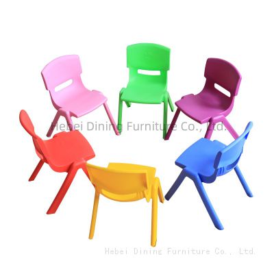 Colorful Stackable All-Plastic Children's Dining Chair DC-N33K
