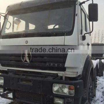 Used Benz tractor head for sale in shanghai HOWO Shacman Volvo Scania tractor head truck trailer