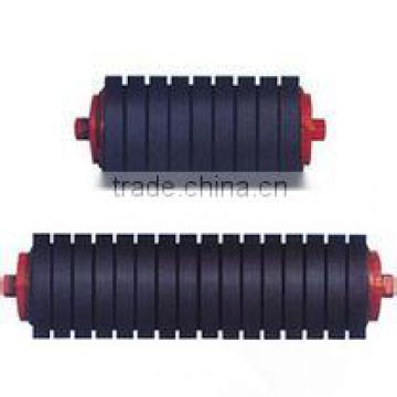 Conveyor Rubber Coated Carrying Roller for Material Handling