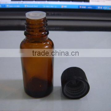 30ml amber or brown glass Essential oil empty bottles with black caps/1oz frosted glass bottle with stoppers