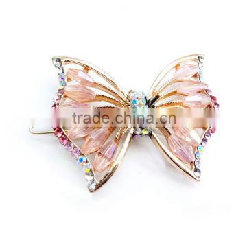 Most Popular Butterfly Hair Pin Decorated Glass Beads