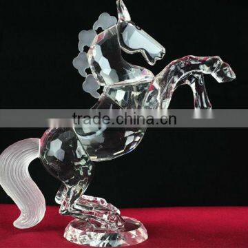 Sculpture crystal horse