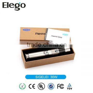 Newest and Hottest sigelei 30w mod led 30 w battery from Elego