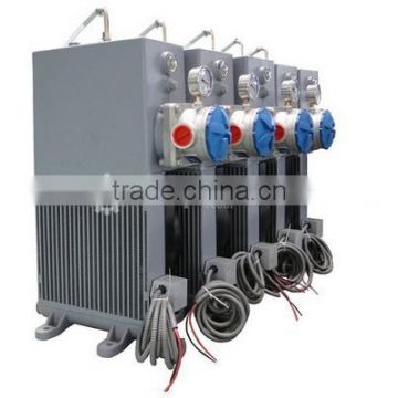 oil cooler with integrated tank and oil filter for concrete mixer