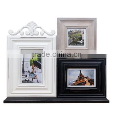 China distressed wood photo picture frame factory