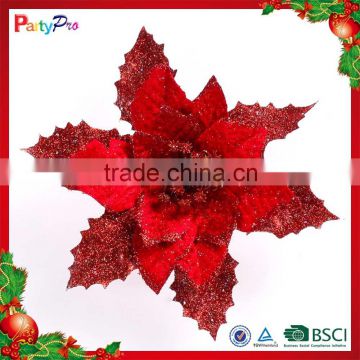 Partypro 2015 Wholesale Christmas Indoor Decorations Colorful Plastic Flower Artificial Flower For Wall Decoration