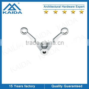 heavy duty 2 arm stainless steel spider for glass wall