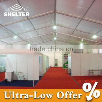 25x45m Glass Wall Panel Exhibition Tent ; Glass Exhibition Tent