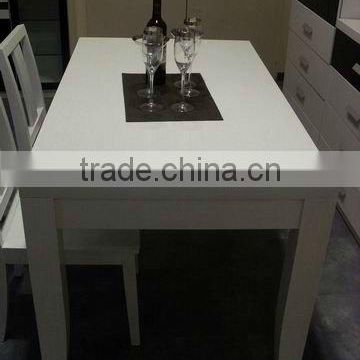 White wooden dining room furniture