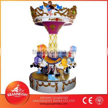 Kids Paradise ! indoor playground children games electric 3 seats carousel